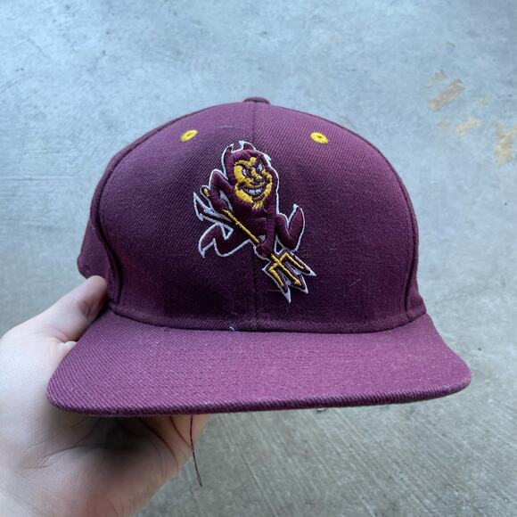 VINTAGE ARIZONA STATE SUN DEVILS SNAPBACK HAT ADIDAS - Picture 1 of 4